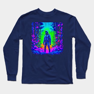 Ninja of Bamboo Forest Long Sleeve T-Shirt